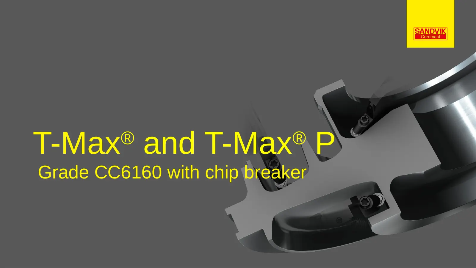 T-Max and T-maxP SiAION 6160 Ceramic with Chipbreaker — slide 1